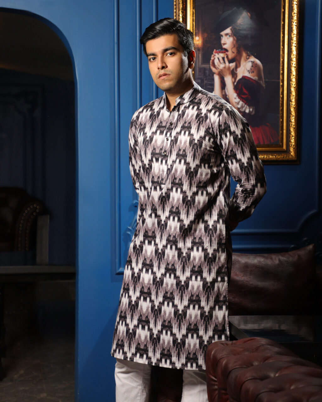 Sleek Printed Punjabi