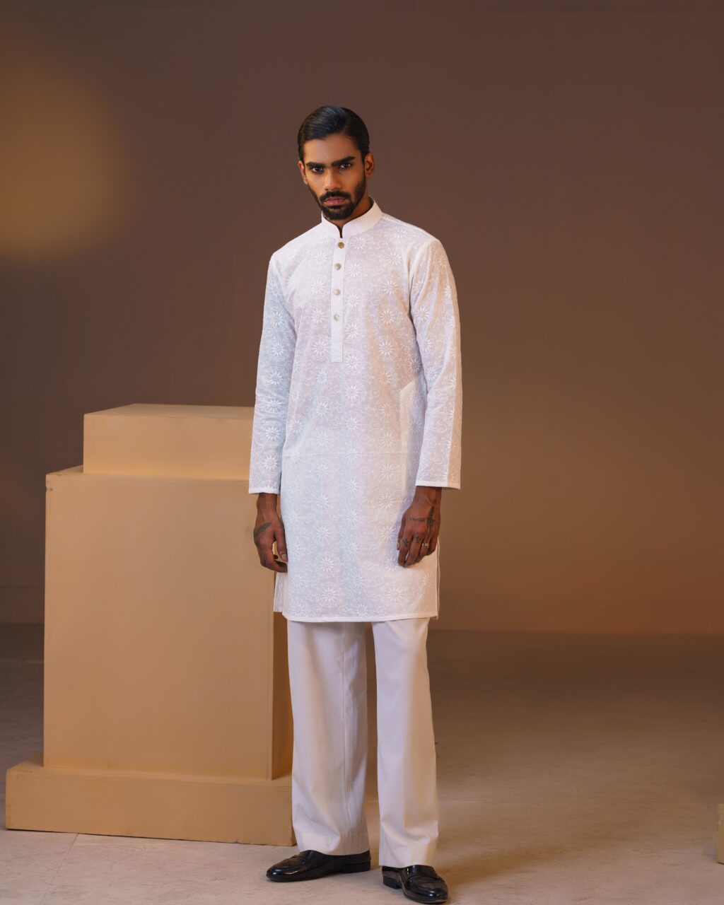 Sleek Chikankari Punjabi